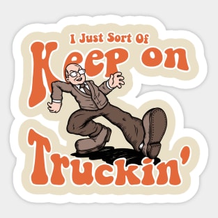 Keep On Truckin' Colin Sticker